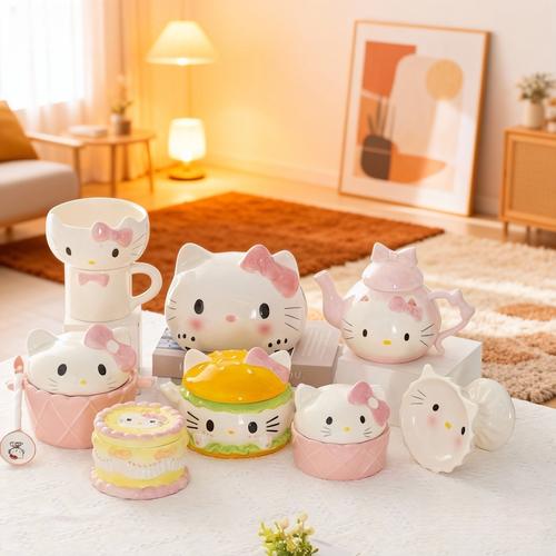 Hello Kitty陶瓷餐具 给餐桌加点萌，给生活添点甜